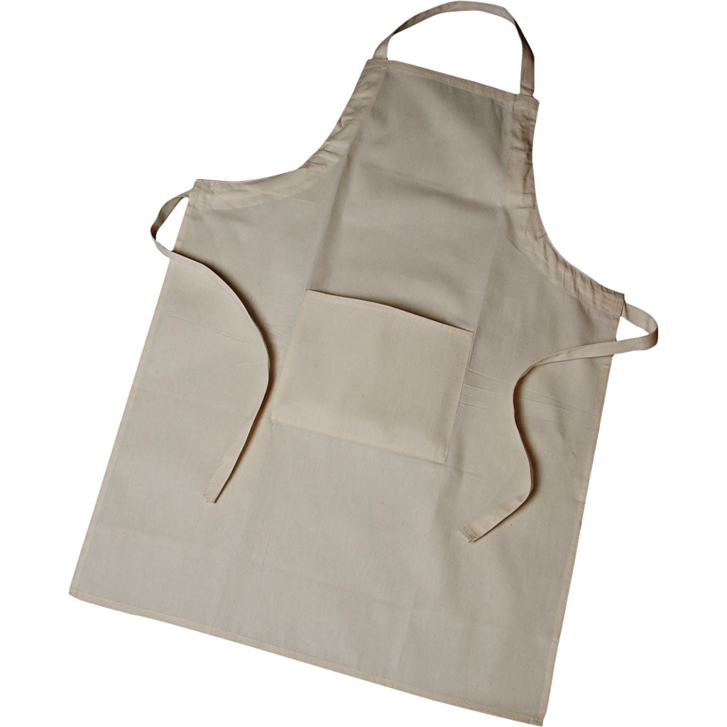 Apron, size 66x89 cm, white, 1pc