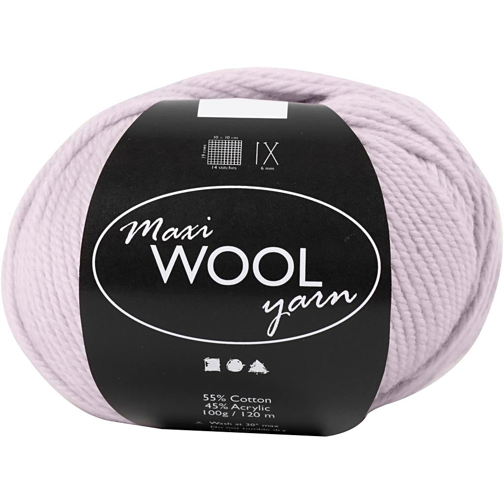 Wolgaren, L: 125 M, zacht roze, 100 gr/ 1 bol [HOB-447404]