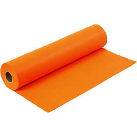 Hobbyvilt, B: 45 cm, dikte 1,5-2 mm, 180-200 gr, oranje, 5 m/ 1 rol [HOB-45006]