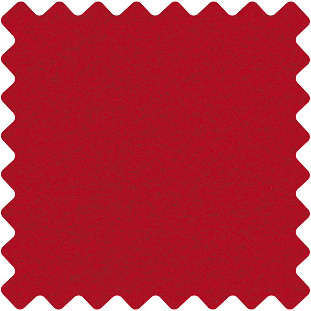 Hobbyvilt, B: 45 cm, dikte 1,5-2 mm, 180-200 gr, rood, 5 m/ 1 rol [HOB-45012]