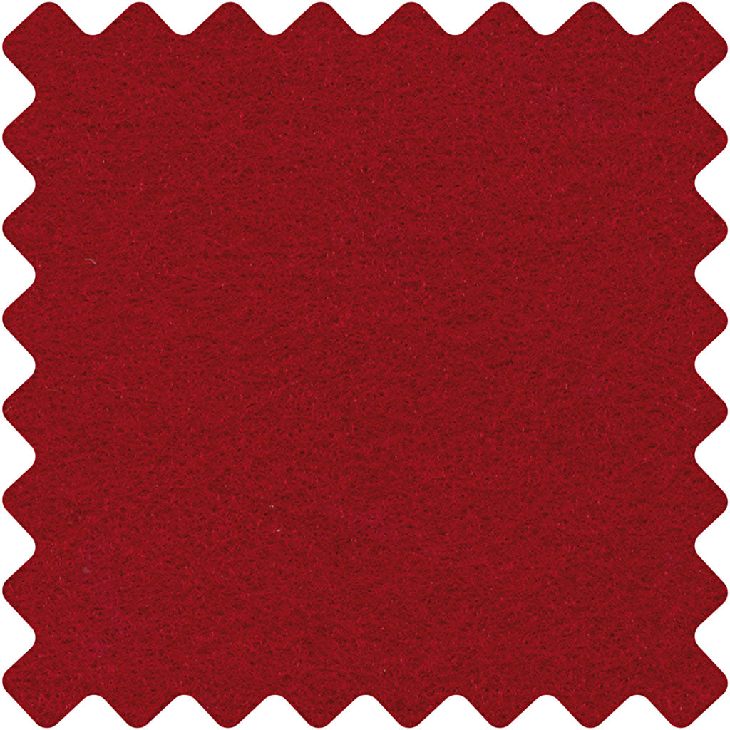 Hobbyvilt, B: 45 cm, dikte 1,5-2 mm, 180-200 gr, antiek rood, 5 m/ 1 rol [HOB-45016]