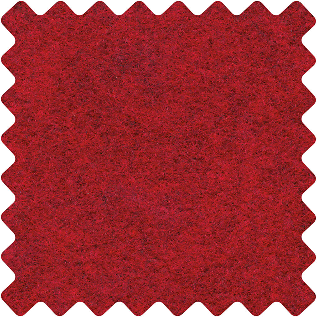 Hobbyvilt, B: 45 cm, dikte 1,5-2 mm, gemelleerd, 180-200 gr, rood, 5 m/ 1 rol [HOB-45040]