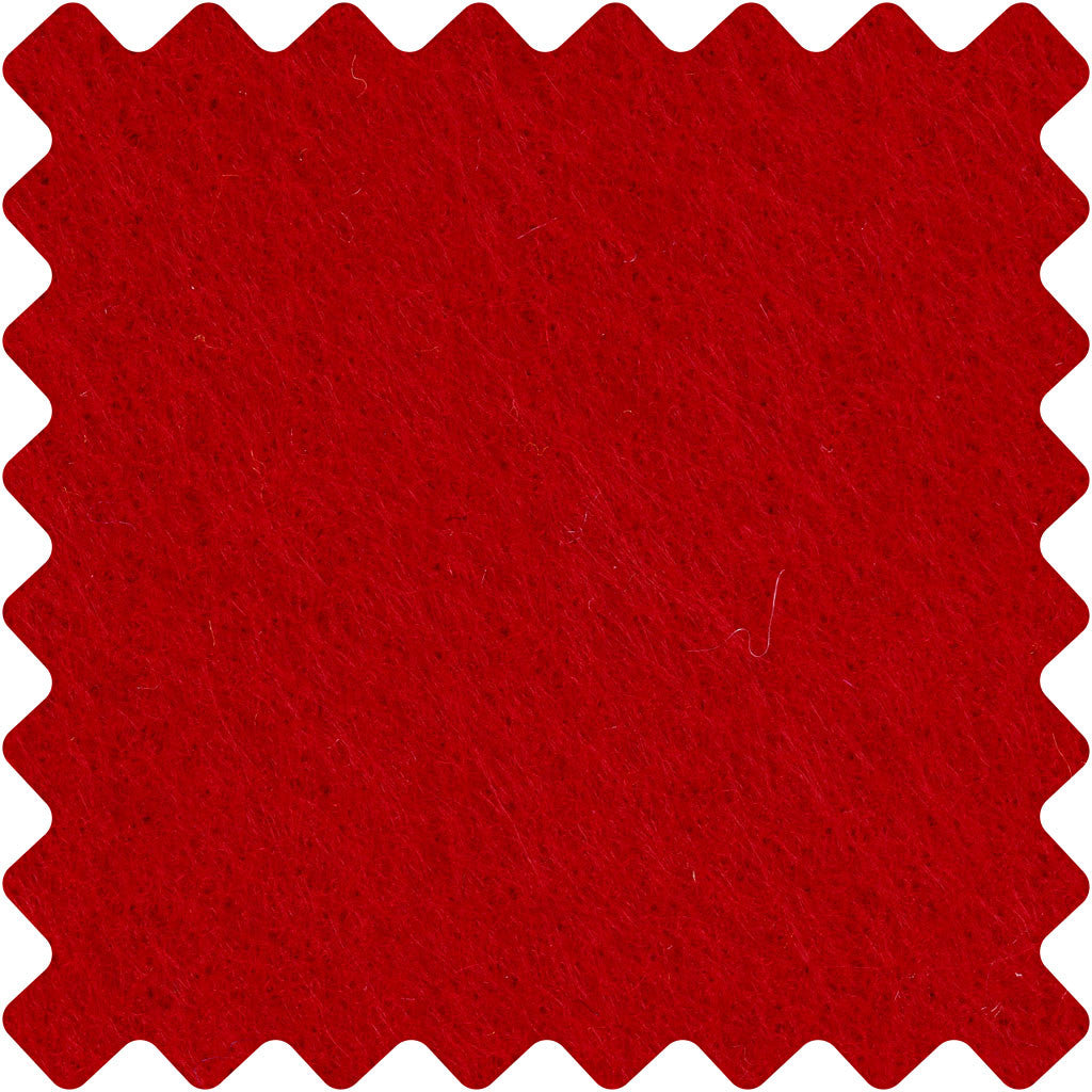 Hobbyvilt, vel 42x60 cm, dikte 3 mm, rood, 1 vel [HOB-45233]
