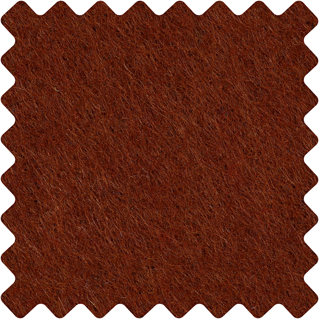 Hobbyvilt, vel 42x60 cm, dikte 3 mm, bruin, 1 vel [HOB-45240]