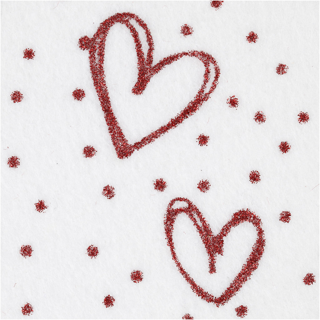 Hobbyvilt, A4, vel 210x297 mm, dikte 1,5-2 mm, wit, 10 vel/ 1 doos [HOB-45390]