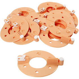 Pom pom maker, d 7 cm, 12 stuk/ 1 doos [HOB-46137]