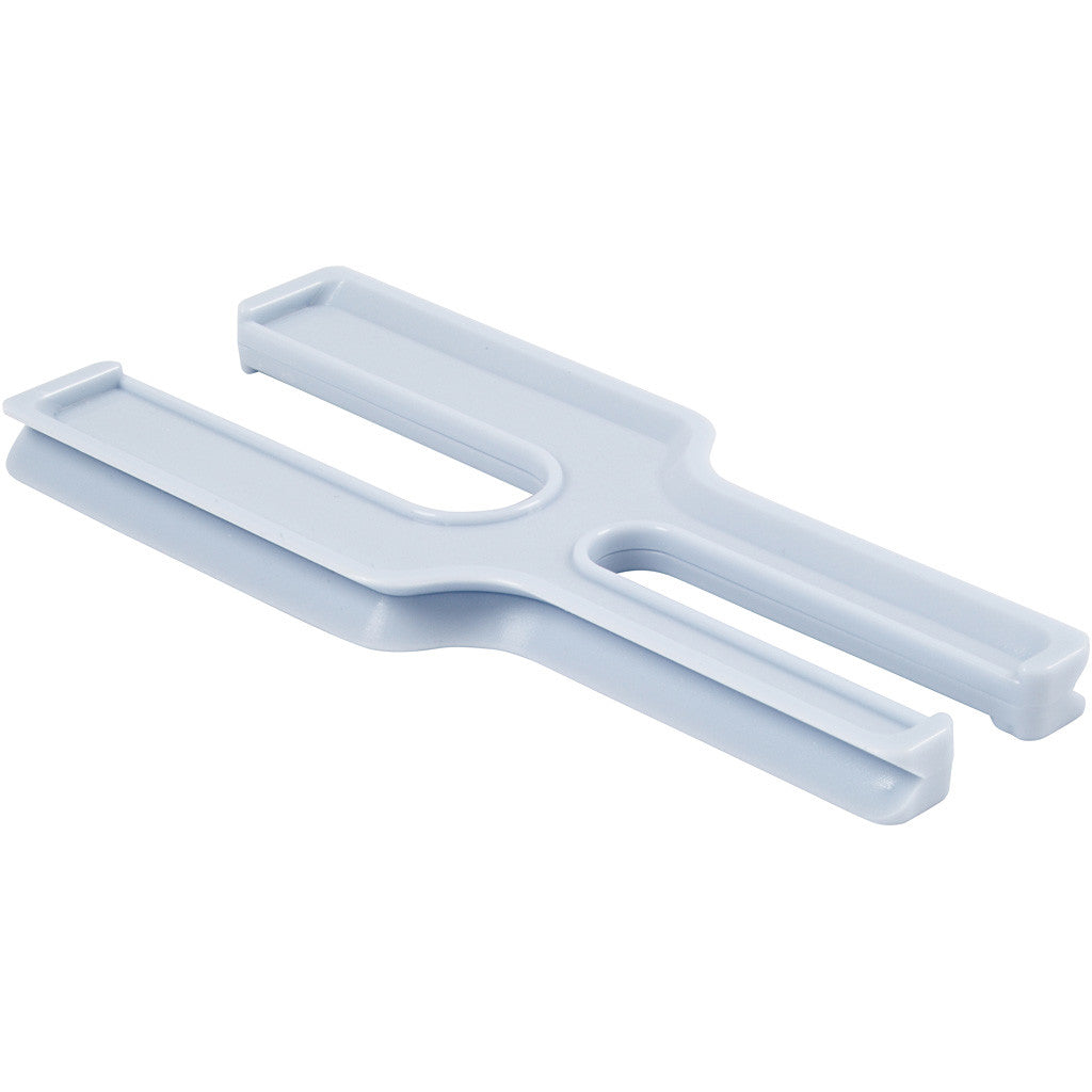 Pom-pom maker gereedschap, L: 12 cm, B: 5 cm, 1 stuk [HOB-46138]