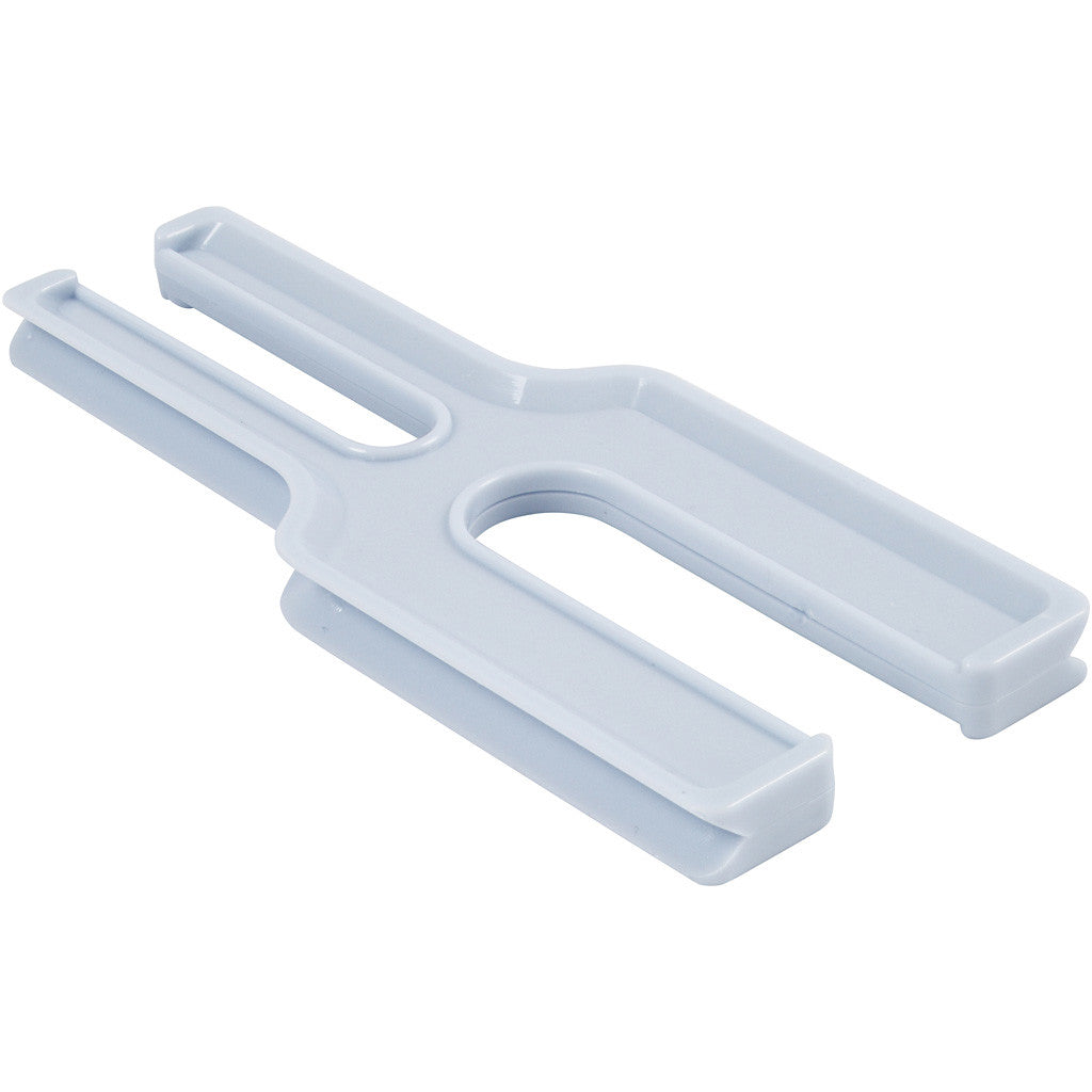 Pom-pom maker gereedschap, L: 12 cm, B: 5 cm, 1 stuk [HOB-46138]