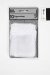 Organza zakjes, afm 7x10 cm, wit, 10 stuk/ 1 doos [HOB-4743901]