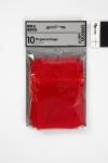 Organza zakjes, afm 7x10 cm, rood, 10 stuk/ 1 doos [HOB-4743903]
