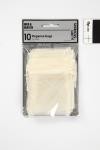 Organza zakjes, afm 7x10 cm, off-white, 10 stuk/ 1 doos [HOB-4743921]