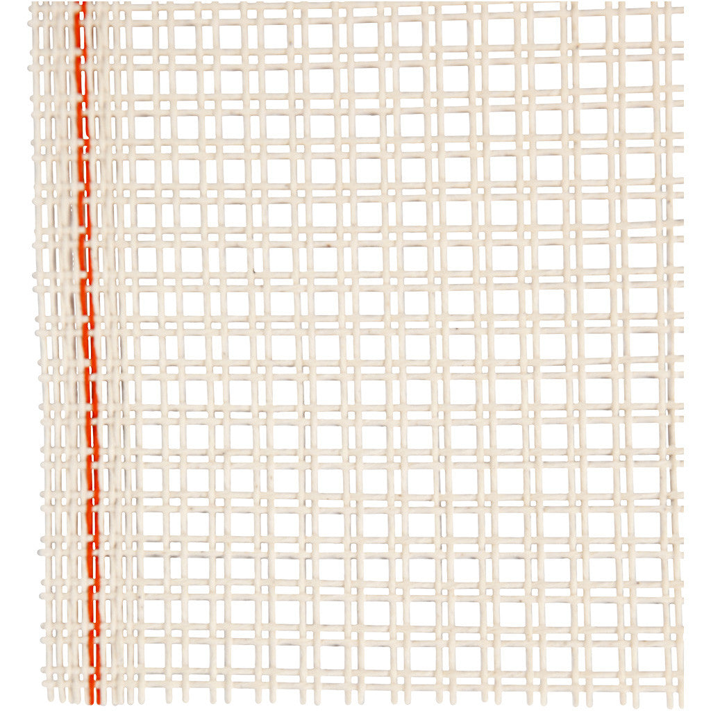 Stramien, B: 50 cm, off-white, 1 m/ 1 rol [HOB-47456]