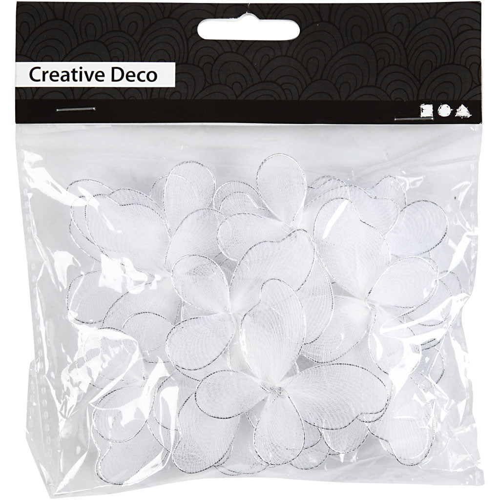 Engelen vleugels, afm 5,5x4,5 cm, 30 stuk/ 1 doos [HOB-48257]