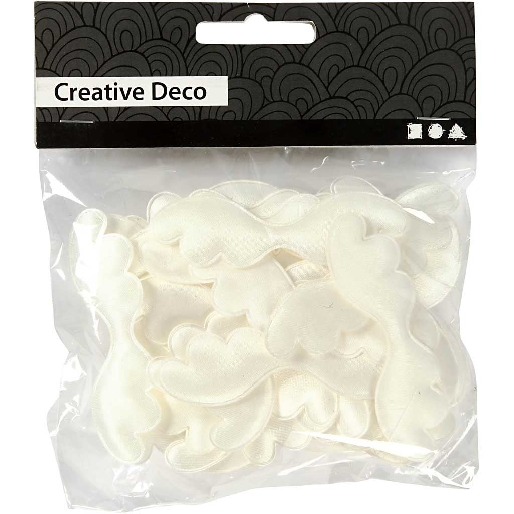 Stoffen vleugels, B: 7 cm, 50 stuk/ 1 doos [HOB-48260]