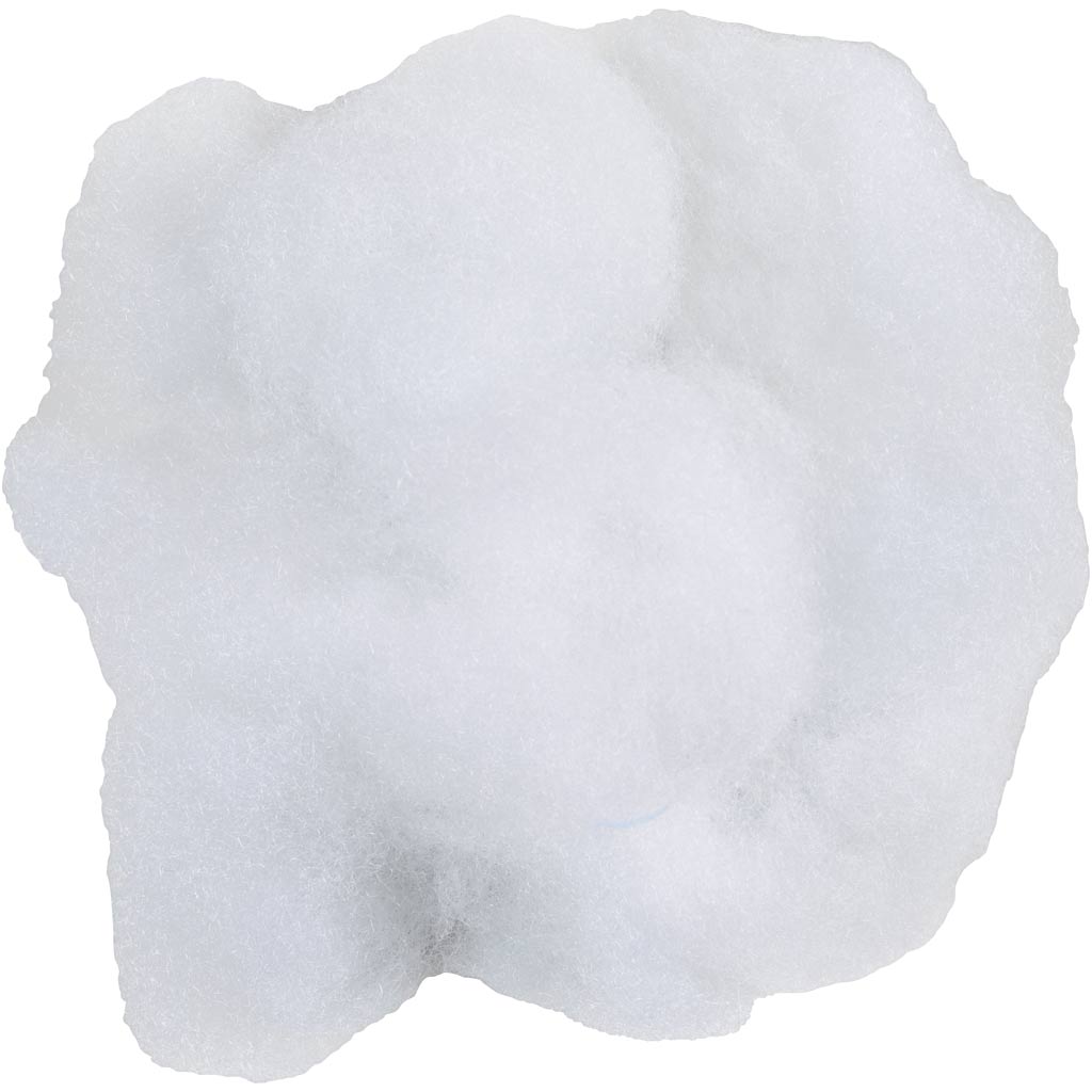 Doll Stuffing , white, 50 g
