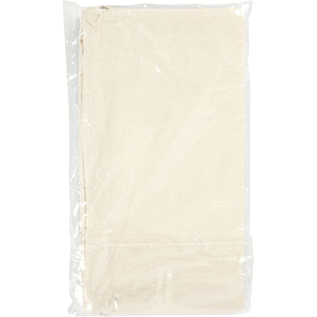 Tas met treksluiting, afm 37x41 cm, 115 gr, licht naturel, 3 stuk/ 1 doos [HOB-498801]