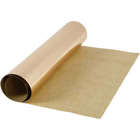 Faux Leather Papier, B: 49 cm, unikleurig,met folie, 350 gr, roze goud, 1 m/ 1 rol [HOB-498949]