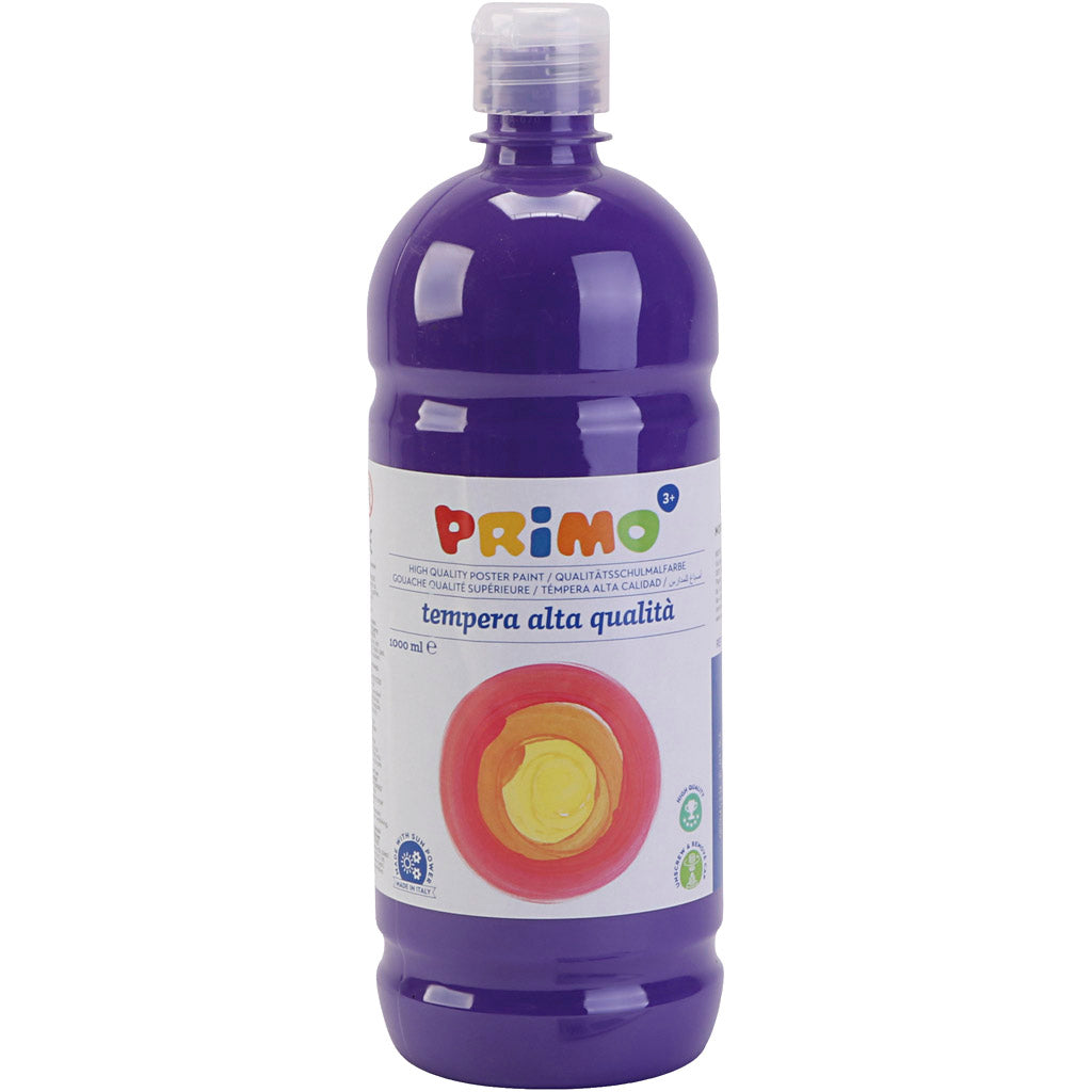 Tempera Verf Mat, violet, 1000 ml/ 1 fles [HOB-642144]