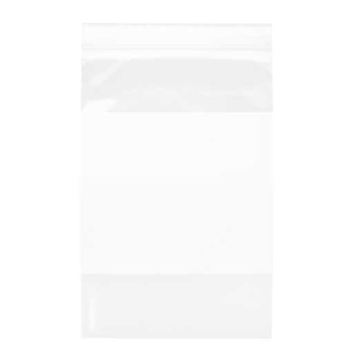 Gripzakken met Schrijfvlak 15x23cm PE 100 micron (100 stuks) [4WE69]