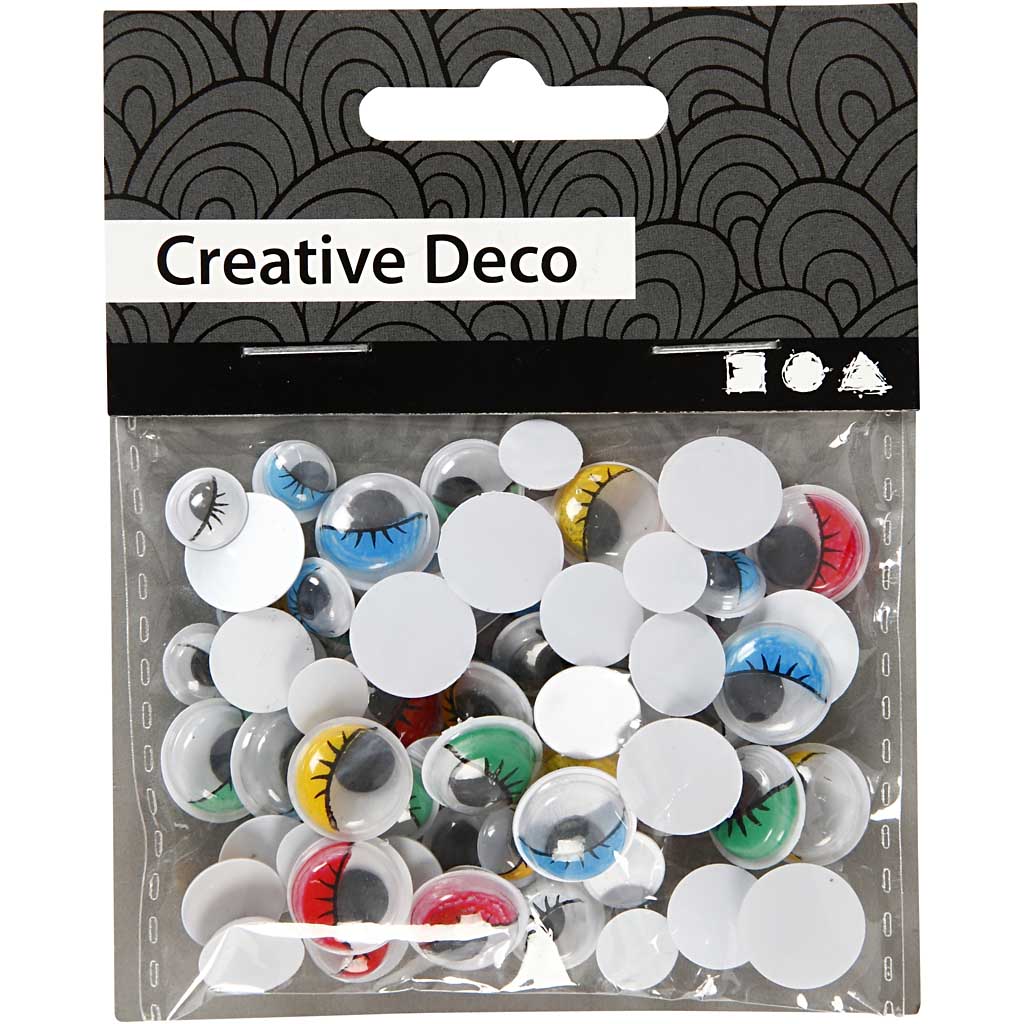 Wiebelogen, niet zelfklevend, d 8-12 mm, 36 div/ 1 doos [HOB-501242]