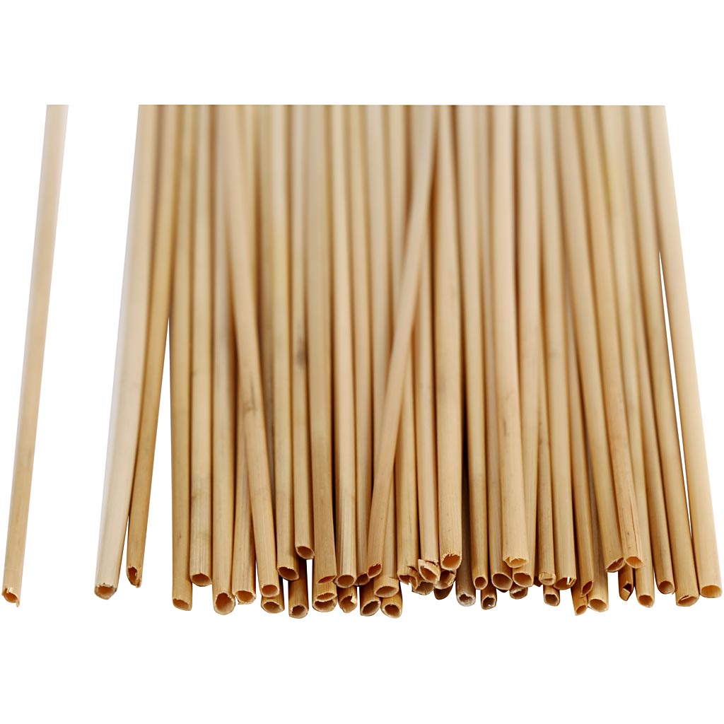 Stro, L: 22 cm, dikte 1-3 mm, 50 stuk/ 1 doos [HOB-50387]