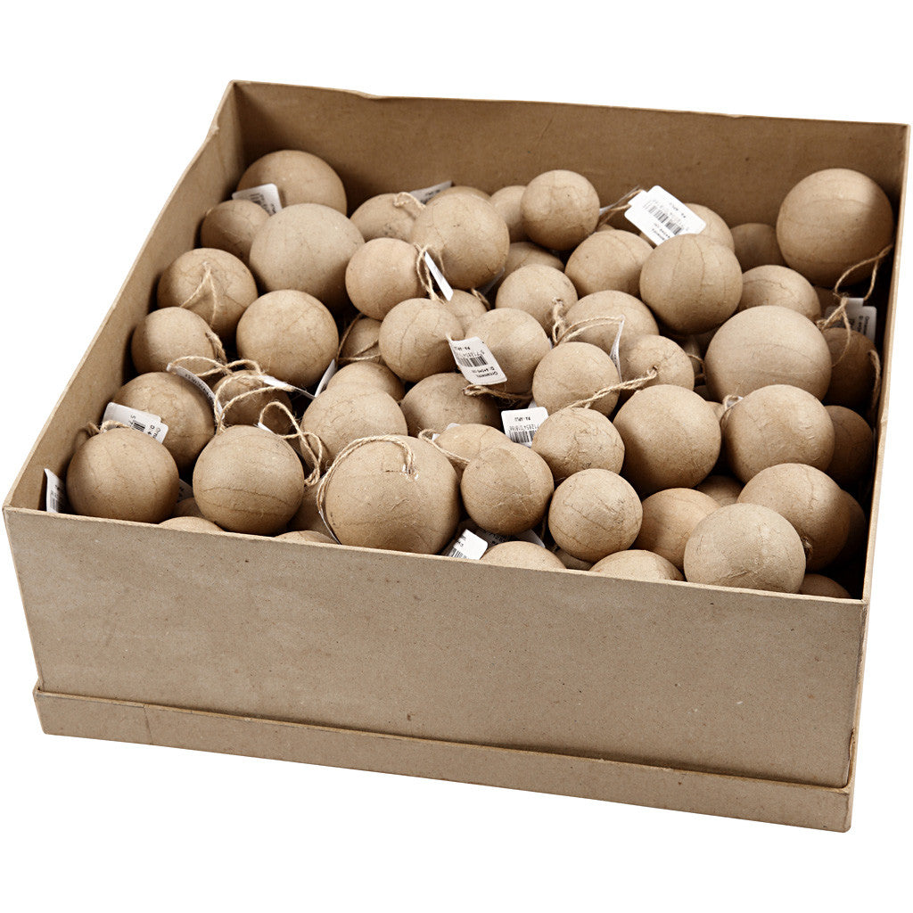 Ornamenten, d 4+5+6 cm, 3x35 stuk/ 1 doos [HOB-51031]