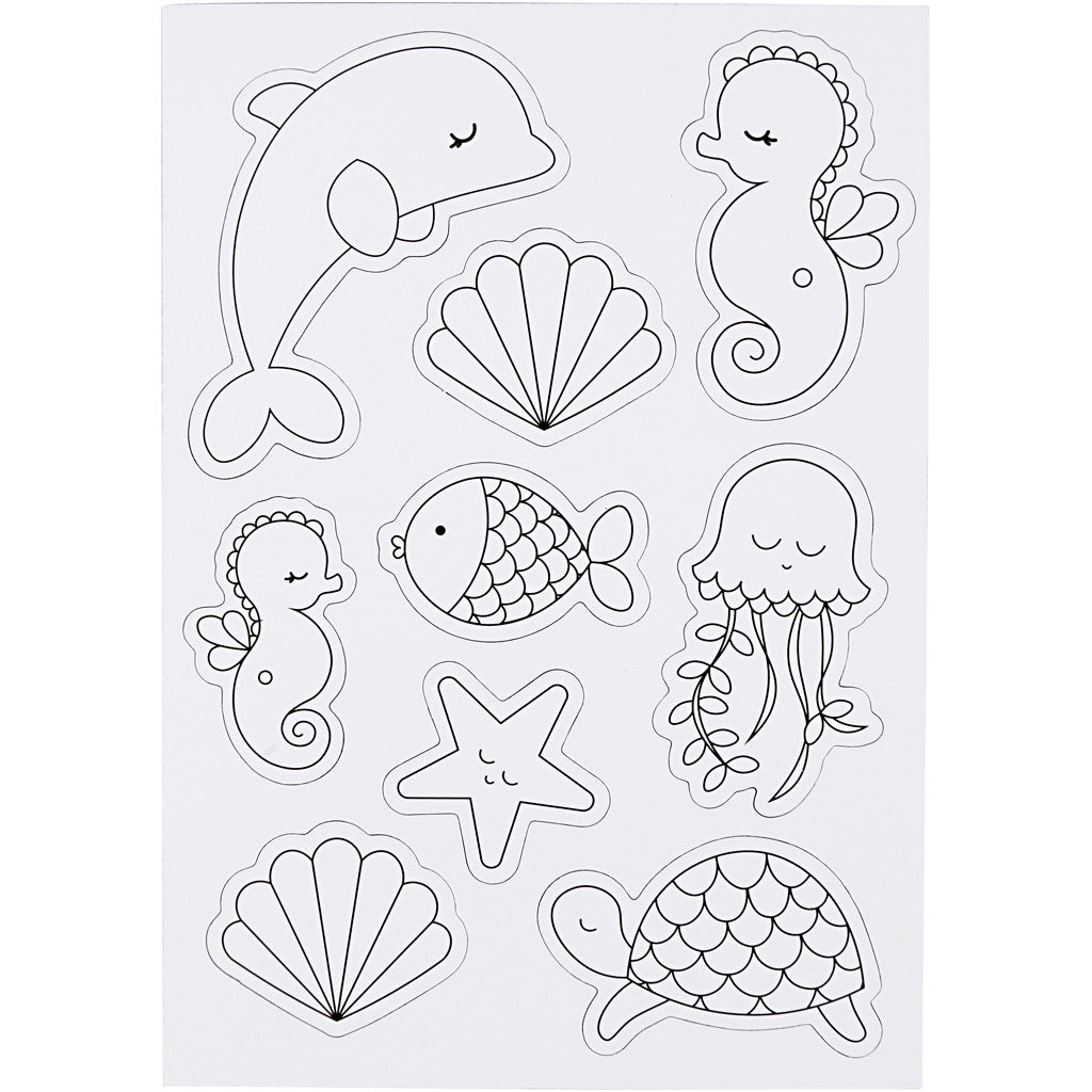 Magneten, zeefiguren, vel 14,85x21, 1 vel [HOB-51238]