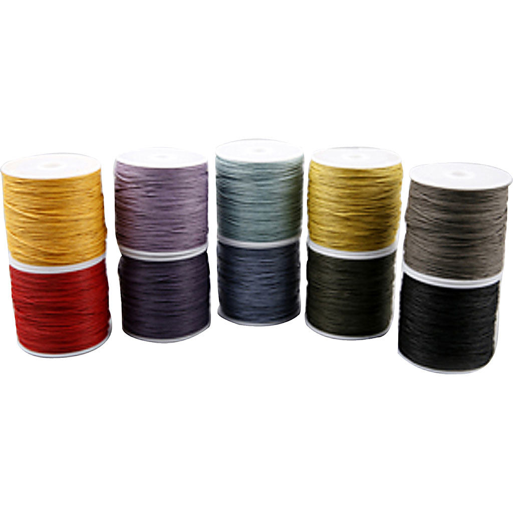 Katoenkoord, dikte 2 mm, sterke kleuren, 10x25 m/ 1 doos [HOB-51545]
