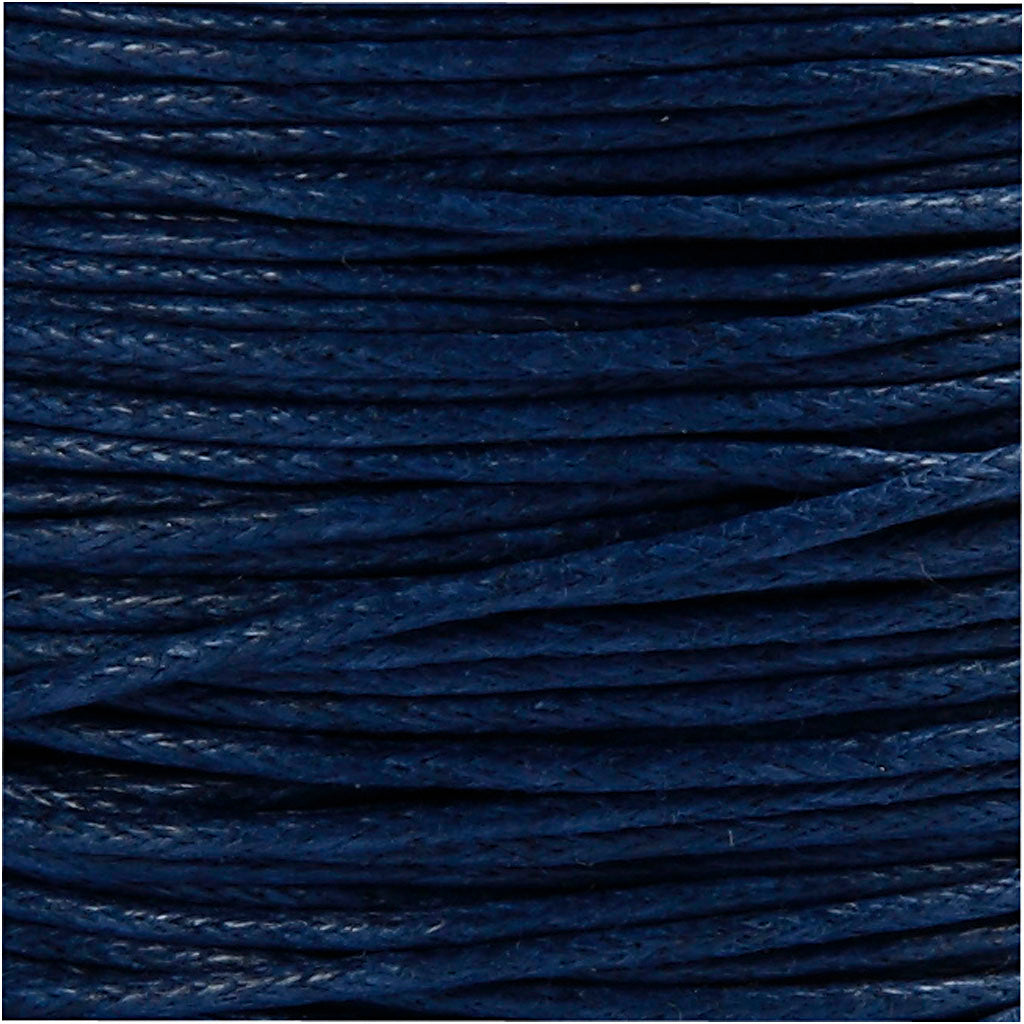 Katoenkoord, dikte 1 mm, blauw, 40 m/ 1 rol [HOB-51574]