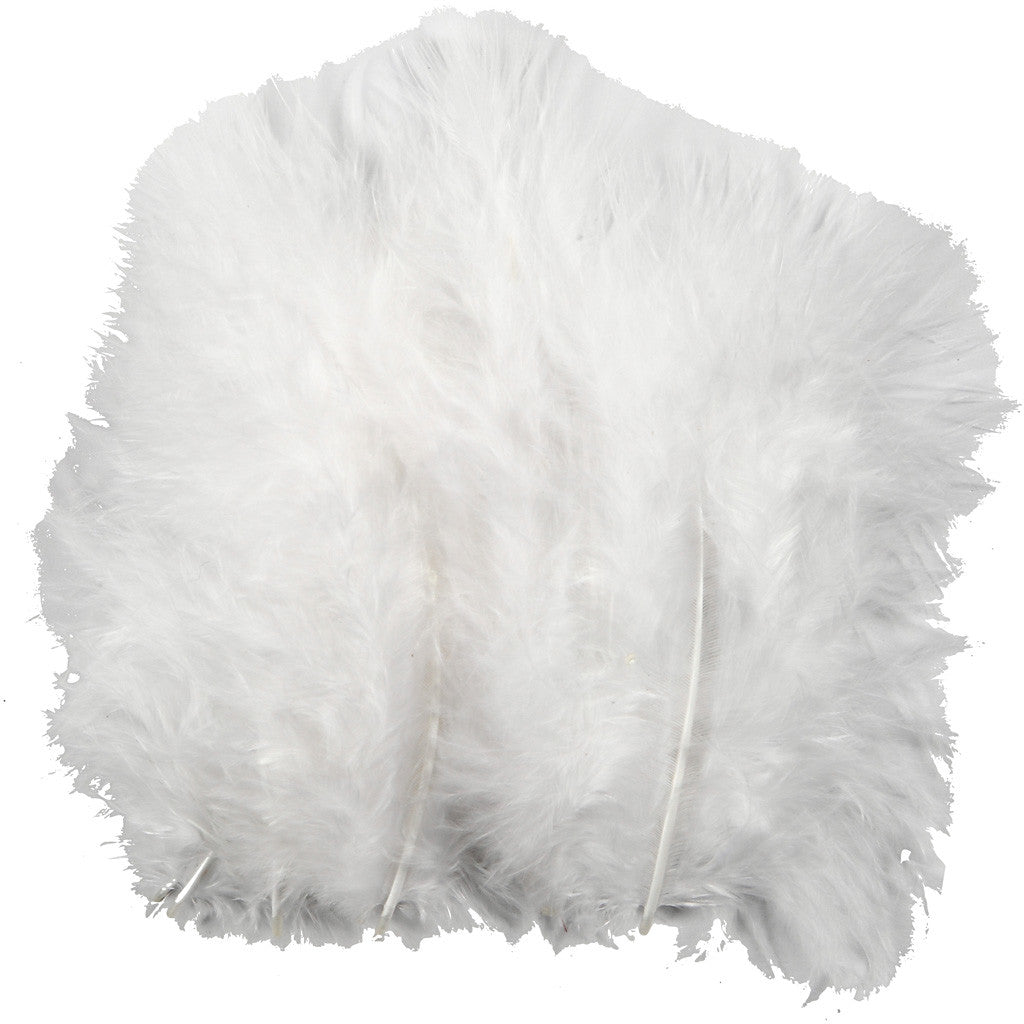 Dons, afm 5-12 cm, wit, 15 stuk/ 1 doos [HOB-51690]