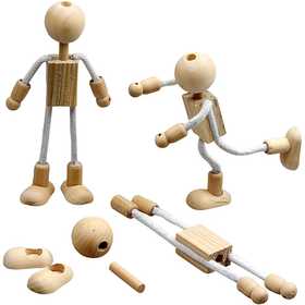 Flexi figuur, H: 12 cm, 4 set/ 1 doos [HOB-517760]