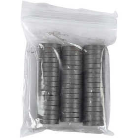 Magneet, d 14,5 mm, dikte 3 mm, 50 stuk/ 1 doos [HOB-51790]