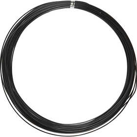 Alu draad, rond, dikte 1 mm, zwart, 16 m/ 1 rol [HOB-518311]