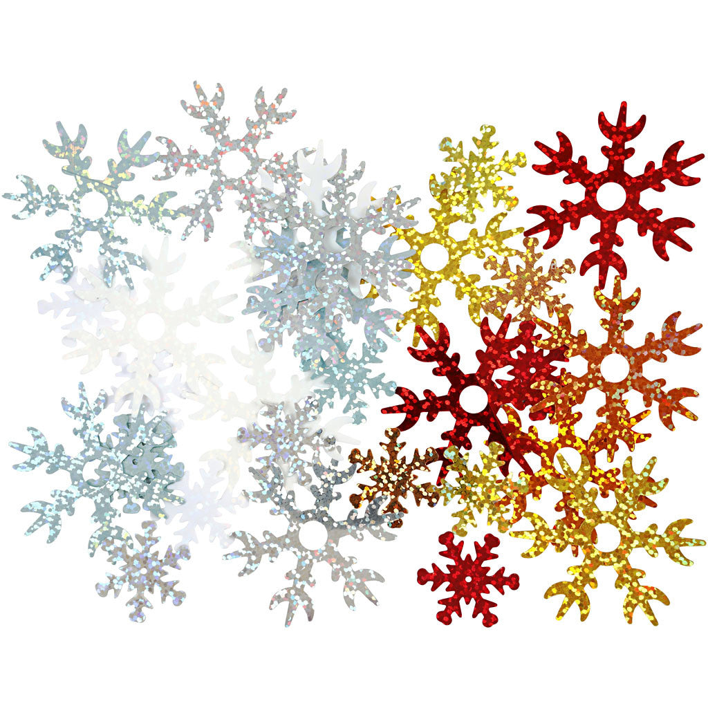 Pailletten, afm 25+45 mm, diverse kleuren, 250 gr/ 1 doos [HOB-52181]