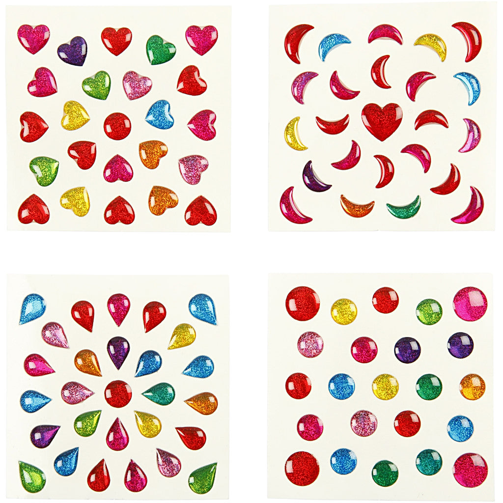 Mini stickers, afm 7-11 mm, 100 vel/ 1 doos [HOB-52308]