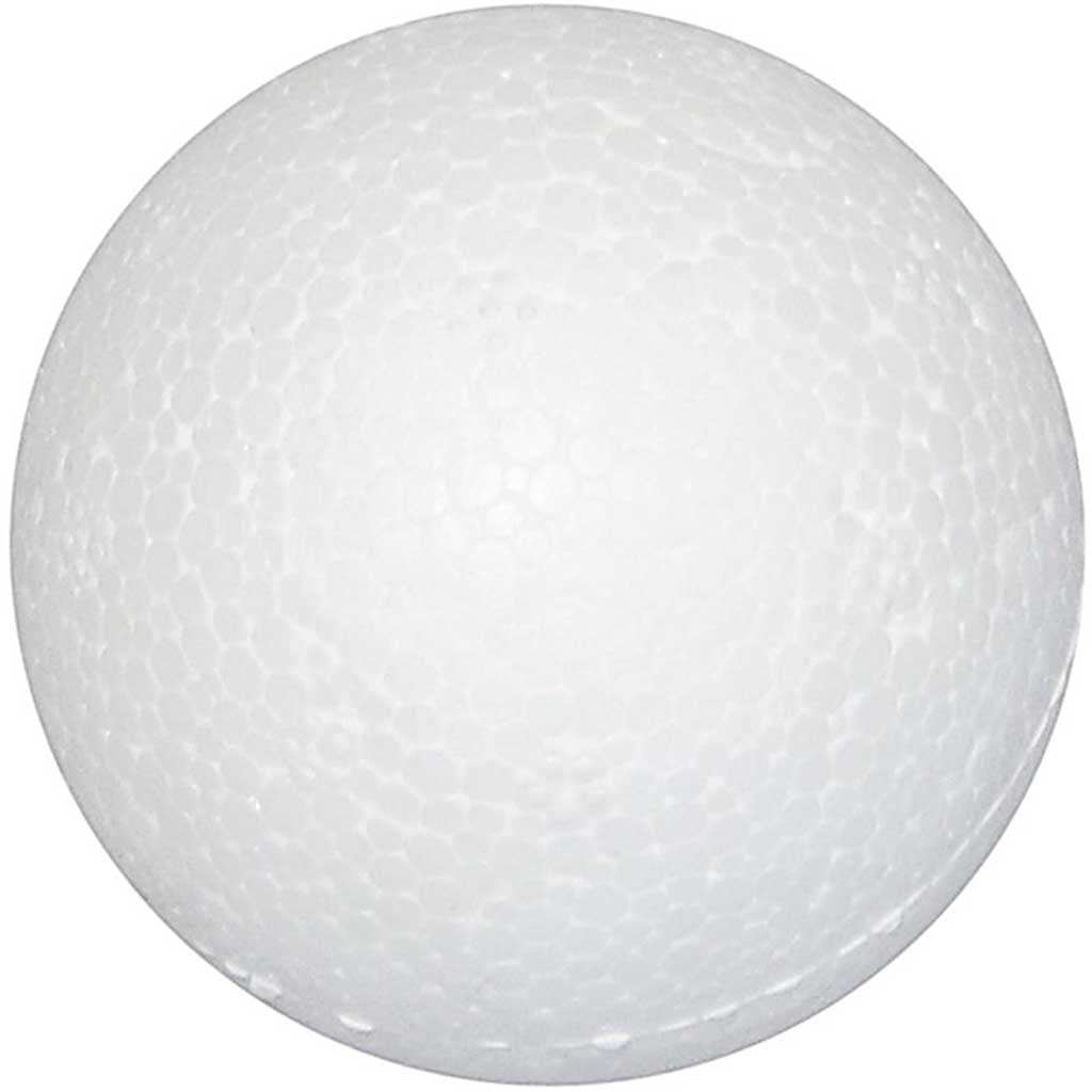 Polystyrene Balls, dia. 3 cm, white, 100 pc
