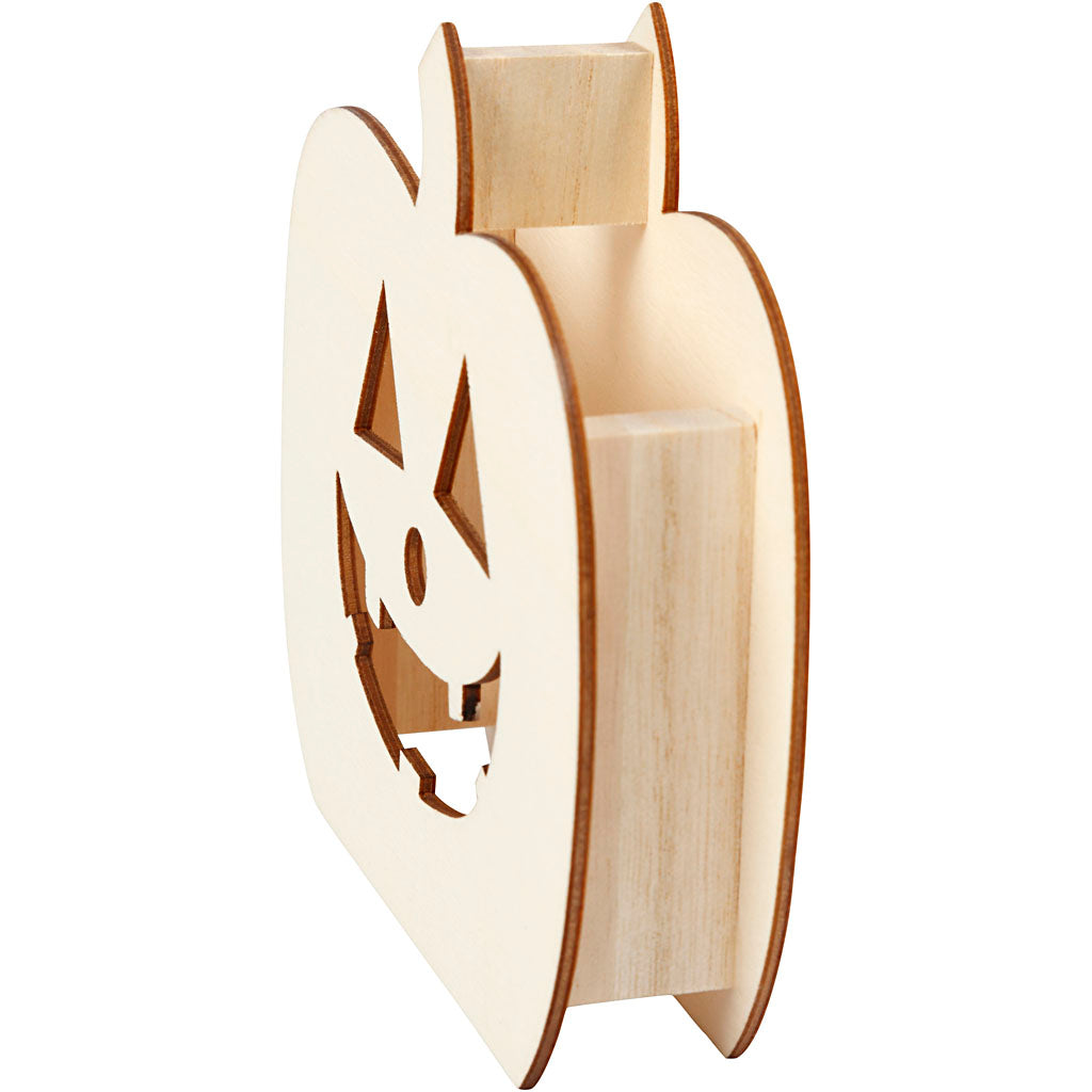 Schedel, Pompoenhoofd, H: 13 cm, D: 3 cm, B: 13,5 cm, 1 stuk [HOB-54416]