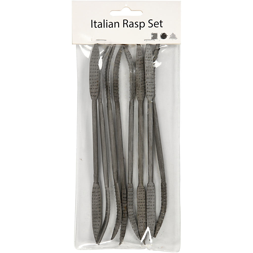 Italiaanse raspen, 8 stuk/ 1 doos [HOB-55708]
