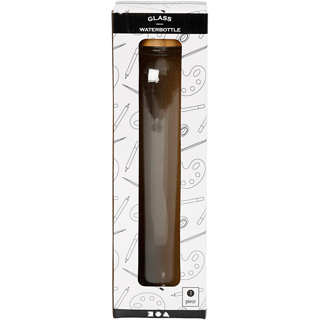 Waterfles, H: 22 cm, d 6,7 cm, 500 ml, 1 stuk [HOB-558770]