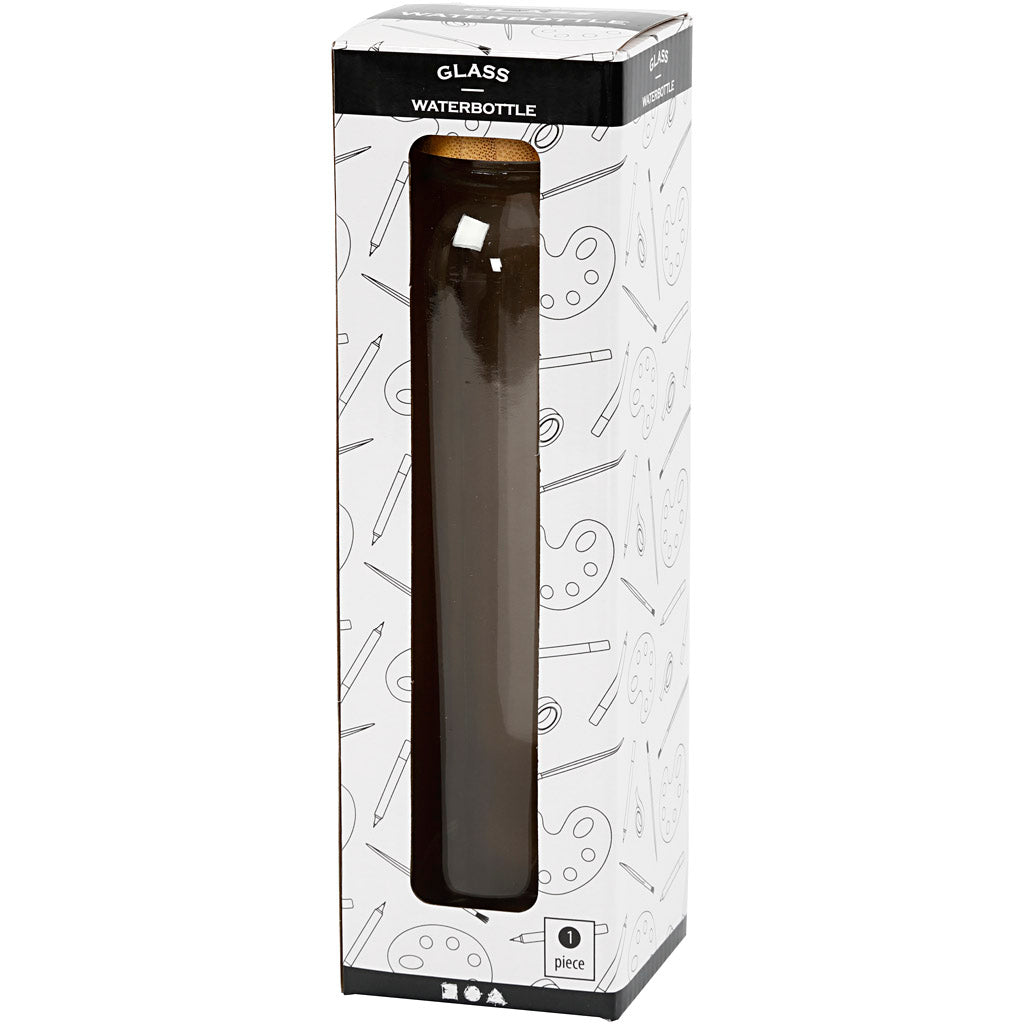 Waterfles, H: 22 cm, d 6,7 cm, 500 ml, 1 stuk [HOB-558770]