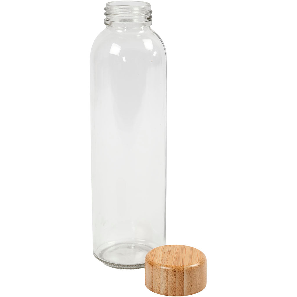 Waterfles, H: 22 cm, d 6,7 cm, 500 ml, 1 stuk [HOB-558770]