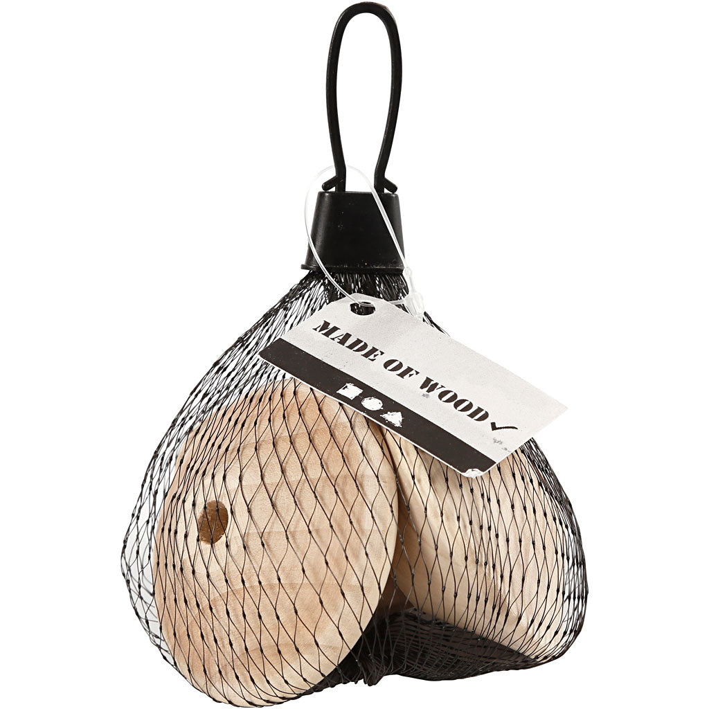 Discus kralen, H: 42 mm, d 63 mm, gatgrootte 8 mm, 3 stuk/ 1 doos [HOB-56127]