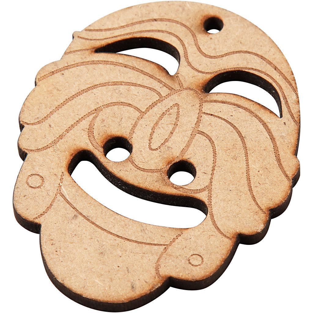 Maskers, afm 5,5-7 cm, dikte 4 mm, 24 stuk/ 1 doos [HOB-56143]