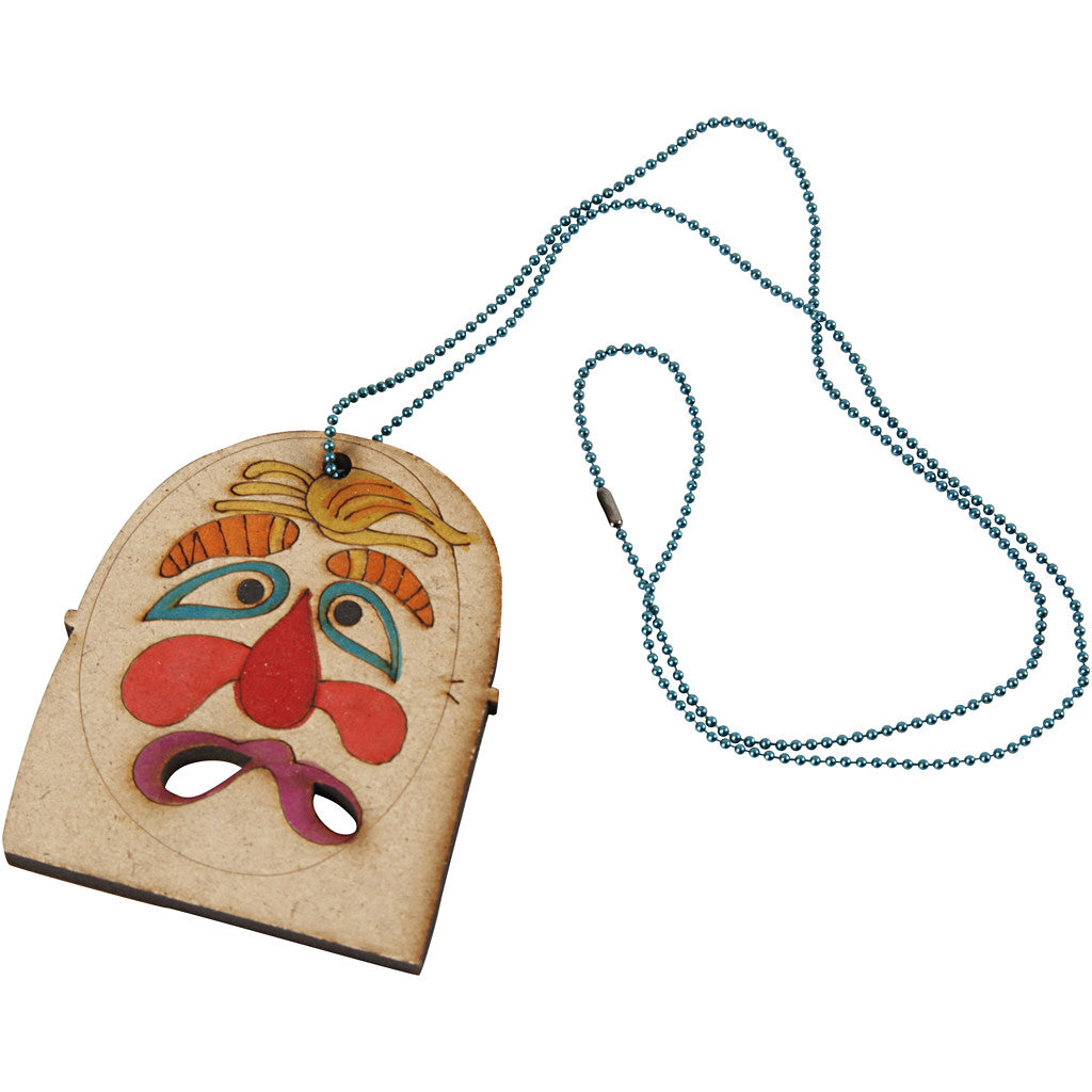 Maskers, afm 5,5-7 cm, dikte 4 mm, 24 stuk/ 1 doos [HOB-56143]