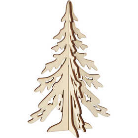 Kerstboom, H: 20 cm, B: 13 cm, 1 stuk [HOB-56169]