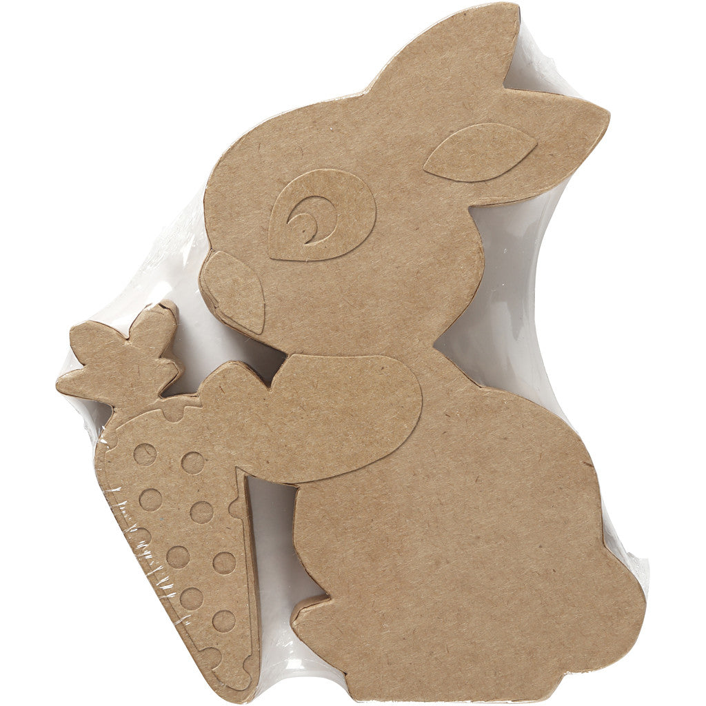 Konijn, H: 18 cm, D: 2,5 cm, 1 stuk [HOB-56180]