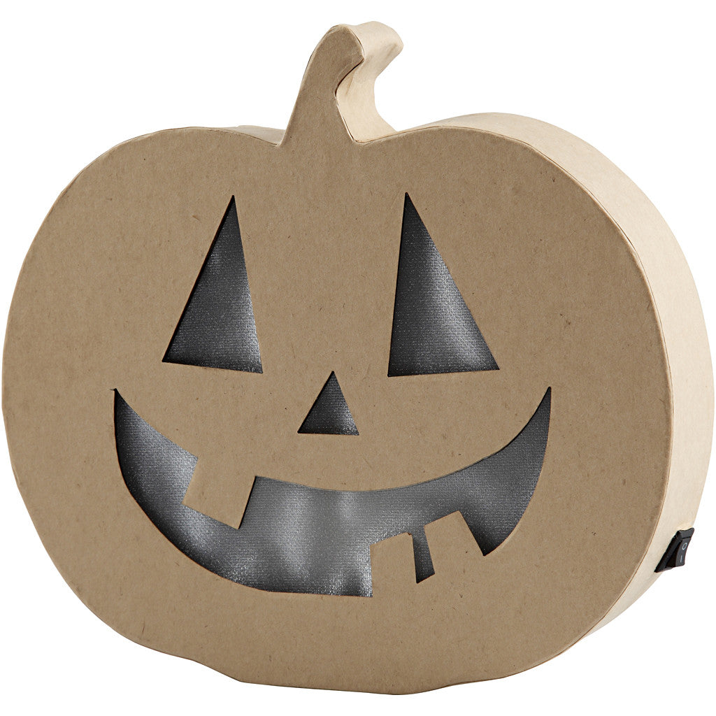 Pompoenlicht , H: 20 cm, D: 4 cm, B: 22 cm, 1 stuk [HOB-56195]