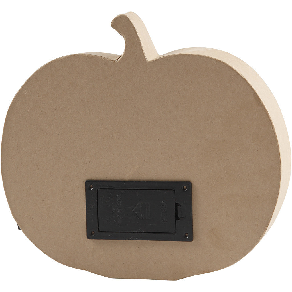 Pompoenlicht , H: 20 cm, D: 4 cm, B: 22 cm, 1 stuk [HOB-56195]