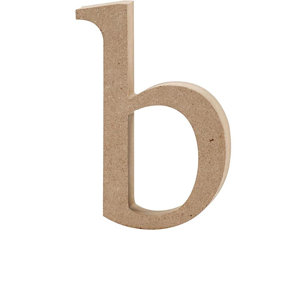 Letter, b, H: 13 cm, dikte 2 cm, 1 stuk [HOB-56241]