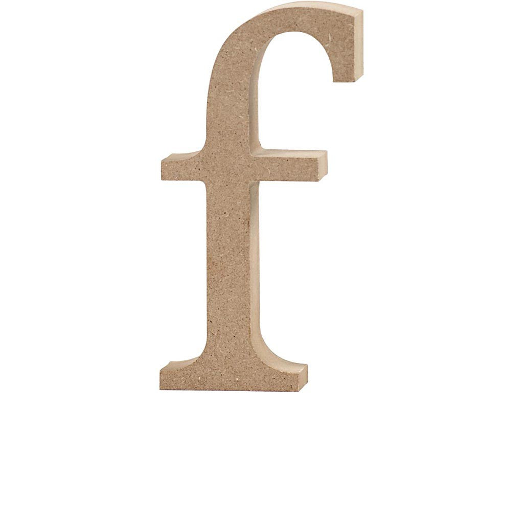 Letter, f, H: 13 cm, dikte 2 cm, 1 stuk [HOB-56245]